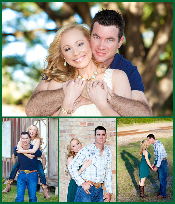 Billy and Kim engagement pictures at League City Park