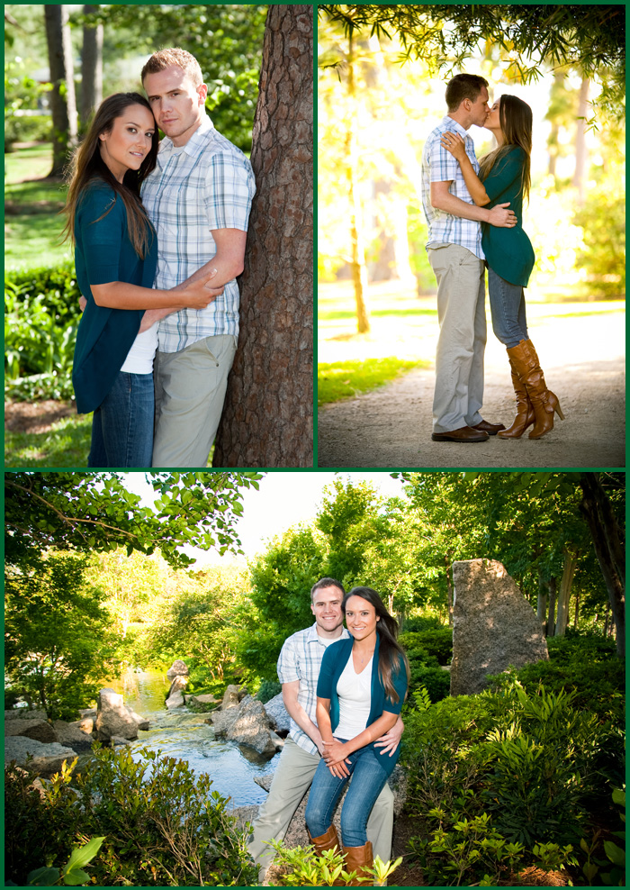 Nathan and Amy Engagement pictures at Japanese Garden