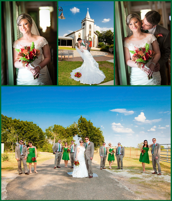 Mark and Sarah's Wedding at St.Mary's in Plantersville, Tx