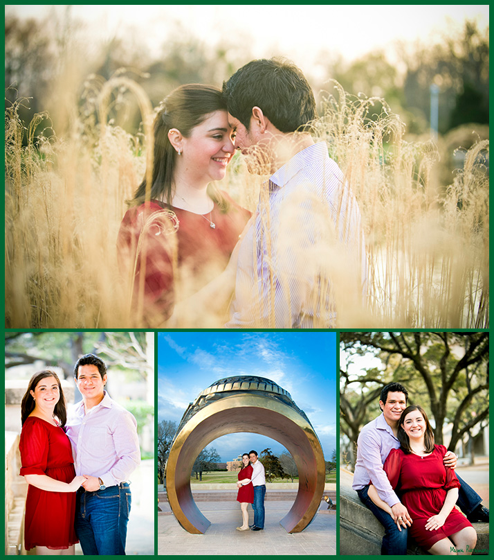 Max and Chantel engagement pictures at Texas  A&M